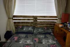 Headboard from Pallet Wood