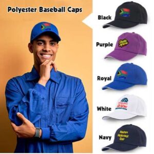 Baseball Caps - Black, Navy, Purple, R-Blue, White, Red