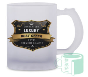 Beer Glass - Frosted (16Oz)