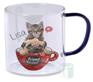 Mug - Clear Glass BH 13Oz