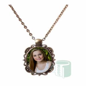 Necklace Metal Oval - 2