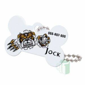 Pet Tag White - Bone