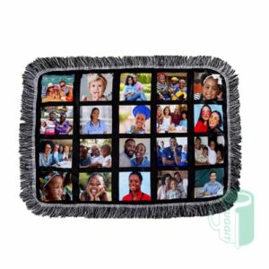 Plush Panel Throw Blanket