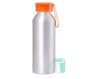 Sports Bottle Slim Orange 650ml