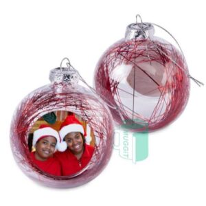 Xball Tinsel Red - Clear